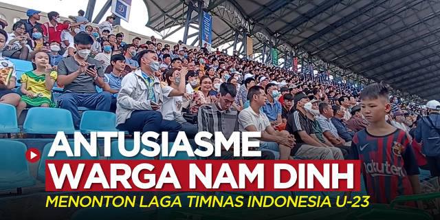 VIDEO SEA Games 2021: Antusiasme Warga Kota Nam Dinh, Vietnam Menonton Laga Timnas Indonesia U-23 Kontra Thailand
