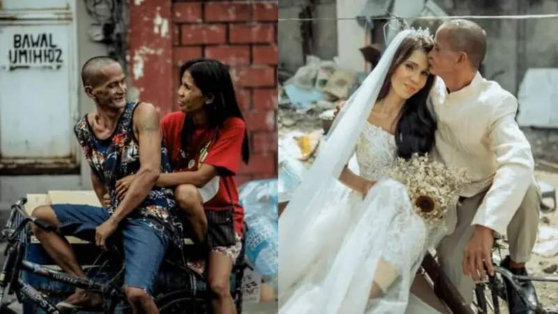 Pasangan Tunawisma Ini Jalani Sesi Foto Postwedding, 7 Potretnya Bikin Kagum