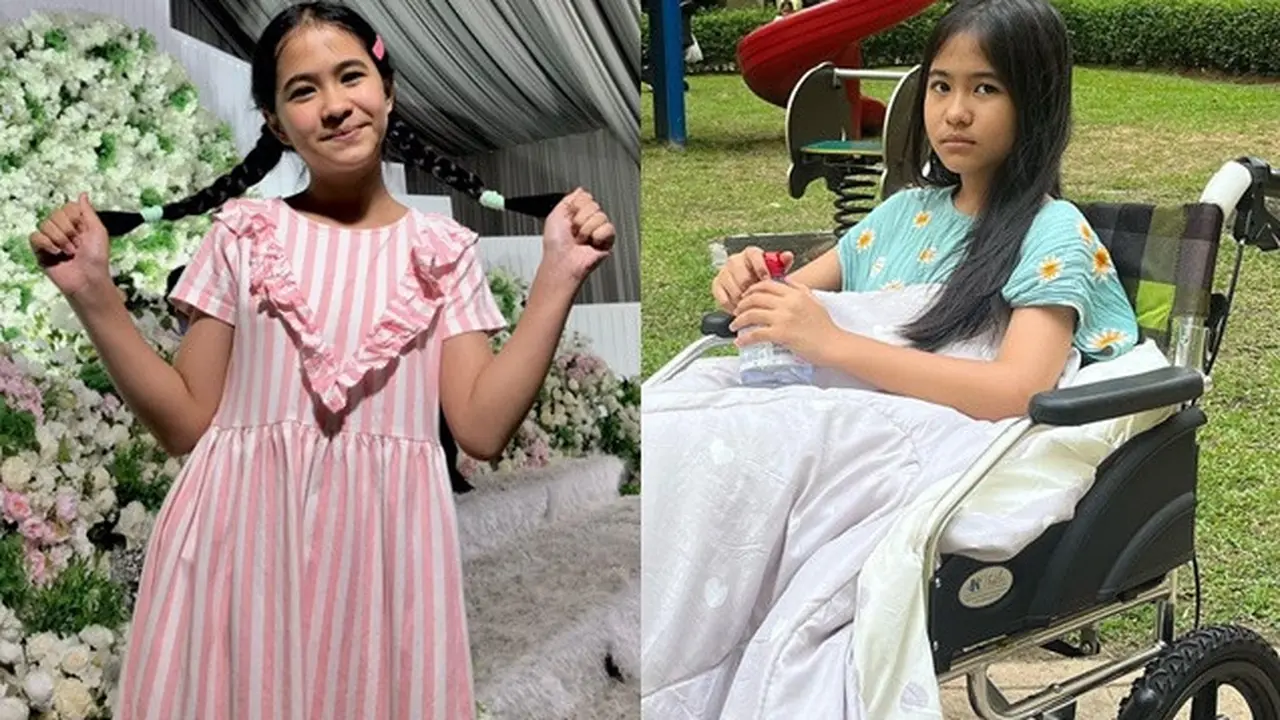 6 Potret Kondisi Terbaru Aktris Cilik yang Tak Bisa Jalan Usai Diprank Kursi Ditarik