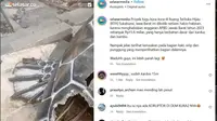 Proyek Tugu Kura-Kura Senilai Rp15 Miliar di Sukabumi Rusak, Bahannya Diduga dari Kardu.&nbsp; foto: Instagram @selasarmedia. Video:&nbsp;Eko Likeeath