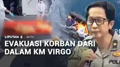 Evakuasi Korban dari dalam KM Virgo