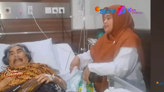 Jaja Miharja dirawat di RS. (Halo Selebriti via YouTube/ SCTV)
