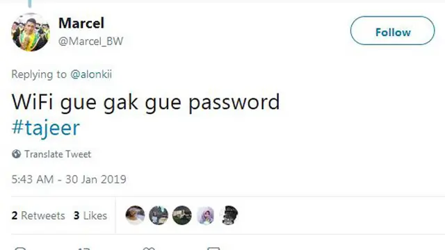 Definisi Tajir ala Warganet