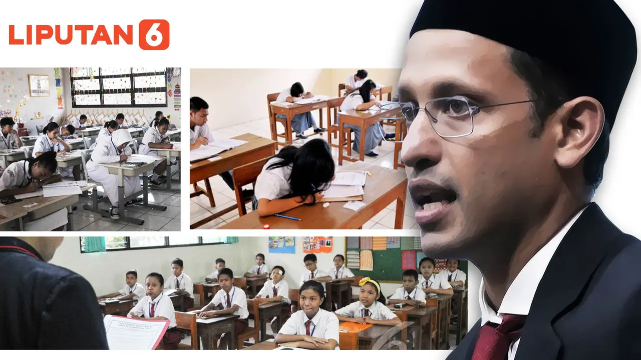 Banner Infografis Ujian Nasional Dihapus Mulai 2021