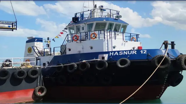 Kapal PT Hasnur Internasional Shipping Tbk (HAIS). Foto: Hasnur