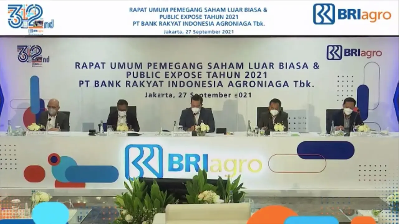 Paparan publik BRI Agro, Senin, 27 September 2021 (Dok:Liputan6.com/Pipit R)