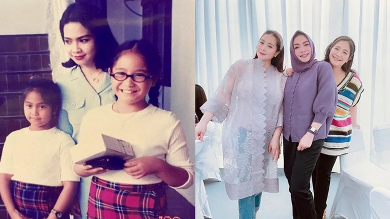 6 Potret Lawas Rieta Amilia Bareng Nagita Slavina dan Caca Tengker, Curi Perhatian
