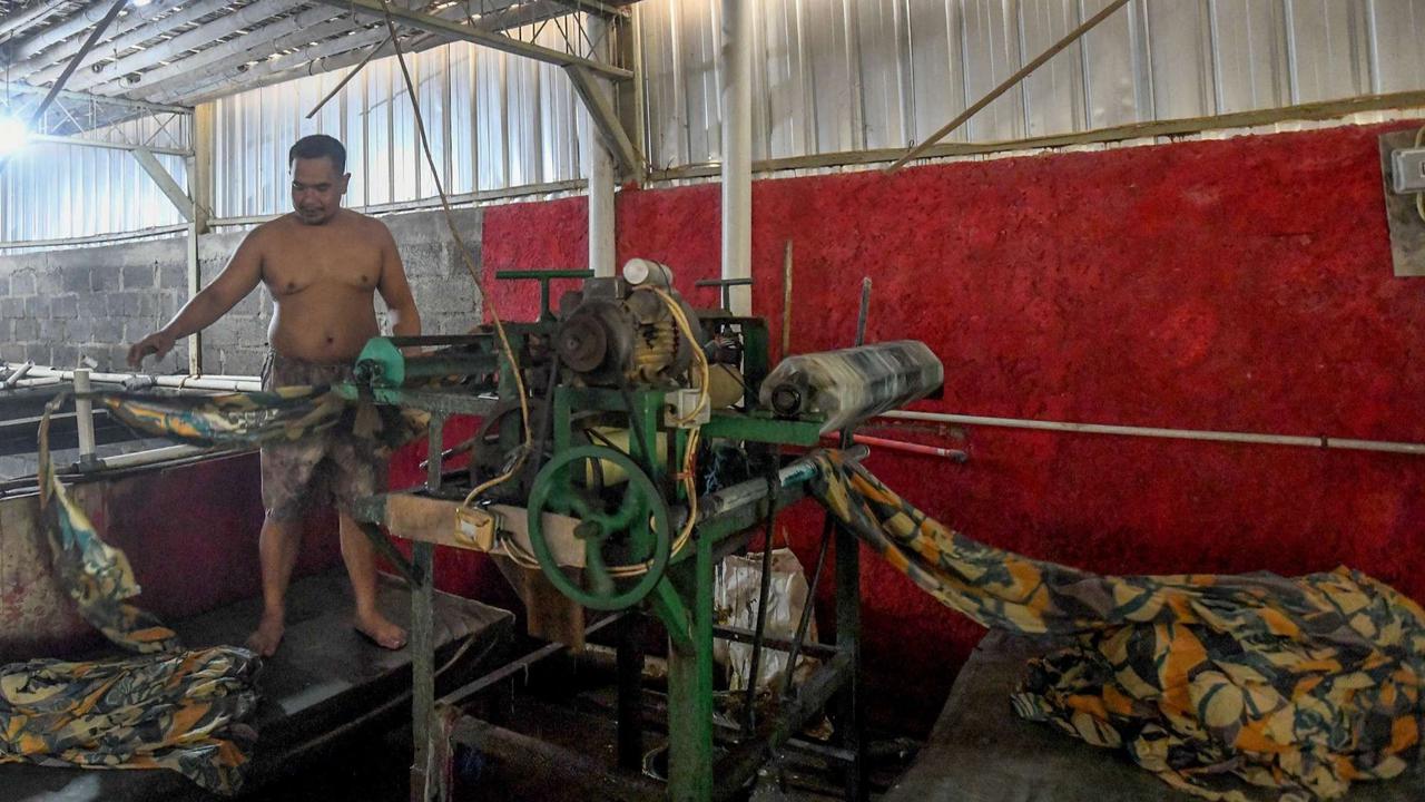 Industri kain warna-warni yang mendunia di Sukoharjo