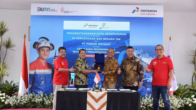 PGN Group melaksanakan penandatanganan Memorandum of Understanding (MoU) dengan PT Pindad dan PT Industri Telekomunikasi Indonesia (INTI). (Dok PGN)
