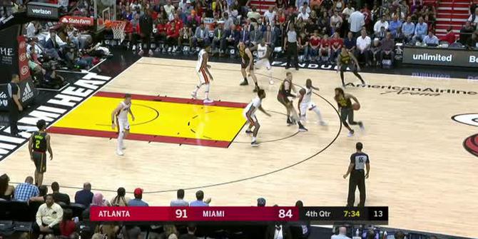 VIDEO : Cuplikan Pertandingan NBA, Heat 101 vs Hawks 98