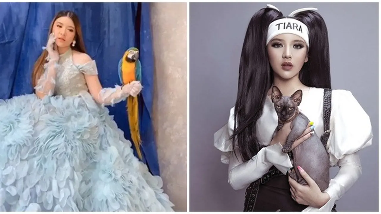 6 Gaya Pemotretan Tiara Andini dengan Binatang, Curi Perhatian