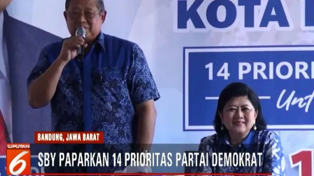 Pesan SBY saat Temui Kader Partai Demokrat di Kota Bandung