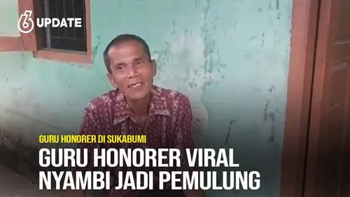 Guru Honorer Viral Nyambi Jadi Pemulung