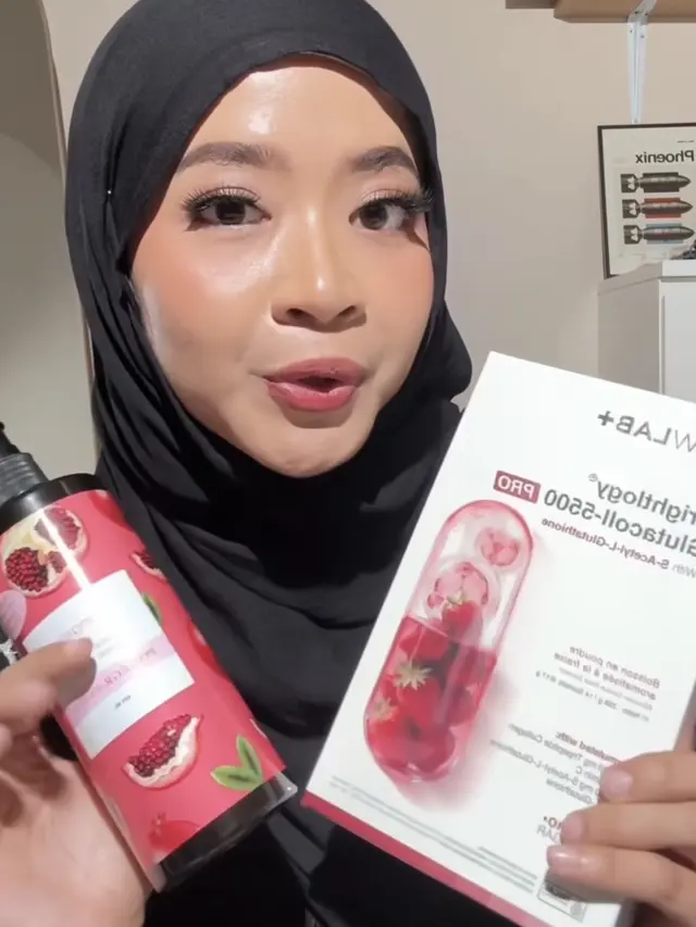 Produk kecantikan Souvenir Resepsi Pernikahan Amanda Manopo dan Kenny Austin. [@irbahsalss]