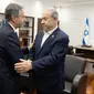 Menlu AS Antony Blinken dan PM Israel Benjamin Netanyahu. Dok: X @SecBlinken