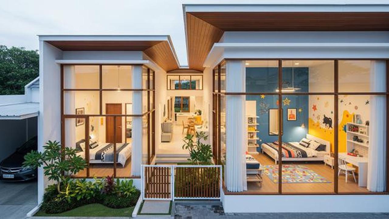 8 Gambar Rumah Minimalis Memanjang ke Belakang, Desainnya Bikin Anak Betah di Rumah