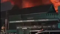 Kebakaran Hebat Gudang Mebel di Tambun Bekasi, Sempat Terdengar Ledakan
