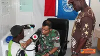 TNI Gelar Pengobatan Gratis di Haiti