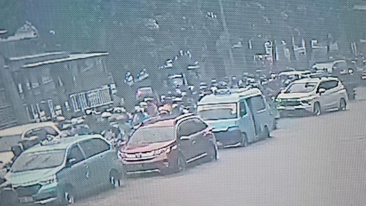 Banjir di Jalan DI Pandjaitan Jaktim