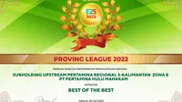 PT Pertamina Hulu Indonesia Regional 3-Kalimantan Zona 8 PT Pertamina Hulu Mahakam meraih penghargaan Best of The Best dalam E2S Proving League 2022 yang diumumkan Jumat (29/7/2022).