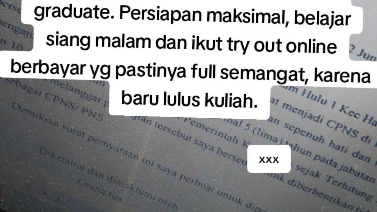 Tak Menyerah, Wanita Ini Bagikan Pengalamannya Pasca Gagal dari Tes CPNS