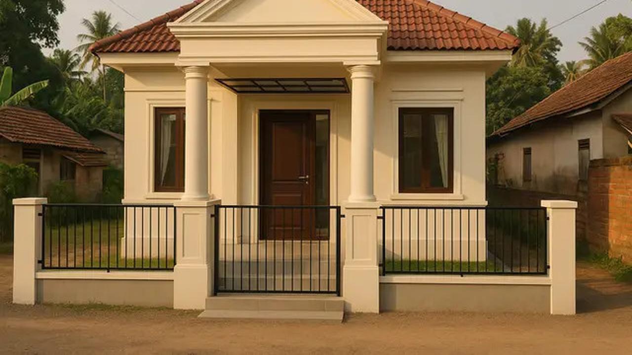8 Desain Rumah Sederhana tapi Terlihat Mewah 2 Kamar di Kampung