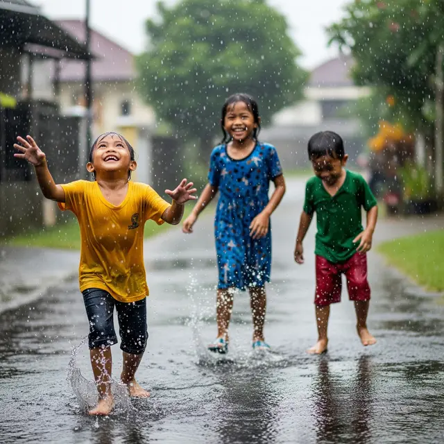 Ide Prompt Kreatif Gemini AI Viral untuk Bikin Foto di Tengah Hujan