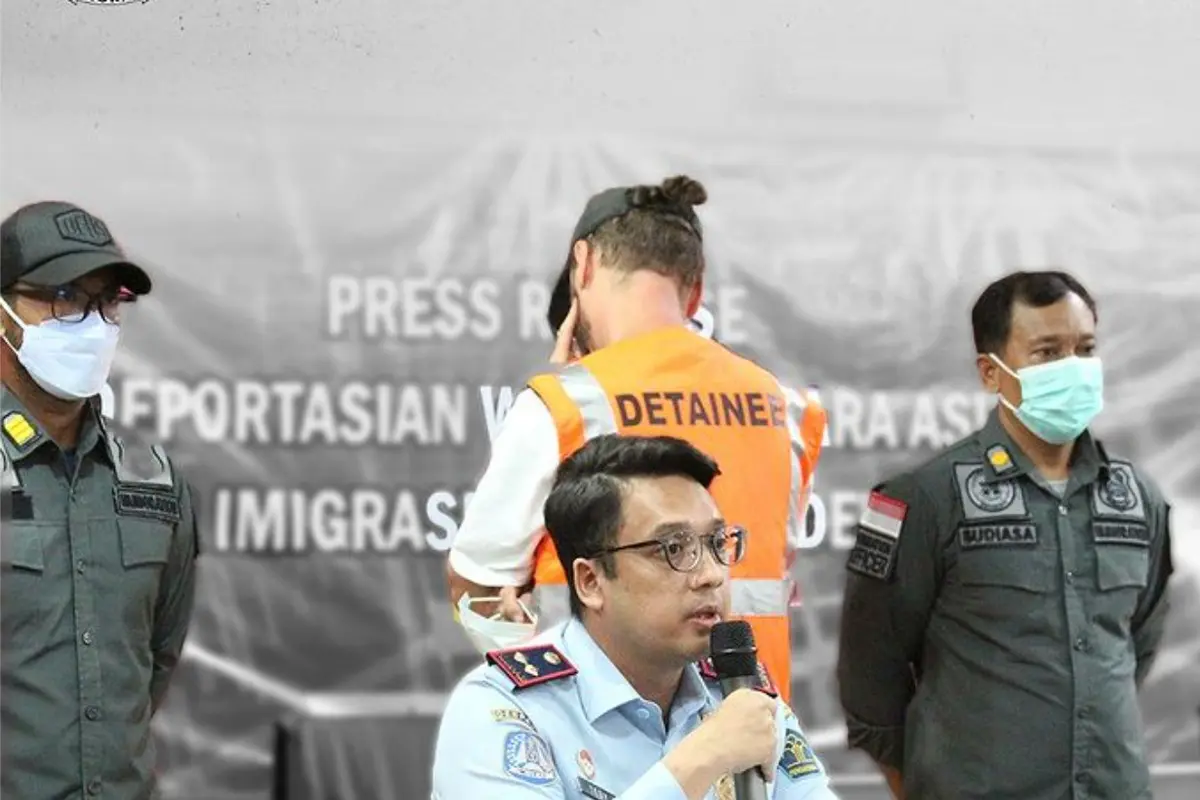 Kantor Imigrasi Kelas I TPI Denpasar menindak tegas warga negara asing (WNA) Rusia yang melanggar aturan keimigrasian.