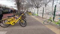 Mengintip Deretan Sepeda di Beijing