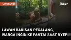 Warga desa Sumberkelampok, Kab. Buleleng, Bali, melawan barisan pecalang yang menjaga pantai. Kejadian tersebut terjadi saat Hari Nyepi (22/03/2023), beberapa warga pergi ke Pantai Prapat Agung.