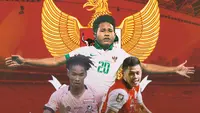 Timnas Indonesia - Ronaldo Kwateh, Bagus Kahfi, Taufik Hidayat (Bola.com/Adreanus Titus)