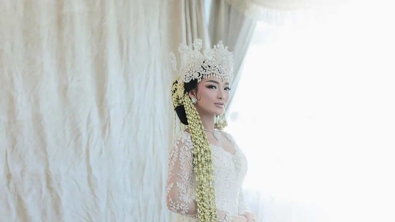Potret akad nikah Zaskia Gotik dan Sirajuddin Mahmud