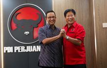 FOTO: Potret Kemesraan Anies Baswedan dan Petinggi DPD PDIP, Sinyal Dapat Dukungan Maju Pilkada Jakarta?