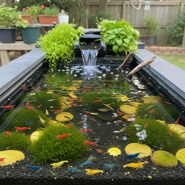 Ide Ternak Udang Air Tawar di Kolam Mini Pekarangan Rumah (Gemini AI)