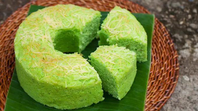Chiffon pandan kukus