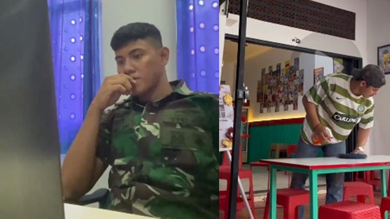 Sosok Anggota TNI AL Panen Pujian, Pekerja Keras Pencari Rupiah Pulang Dinas Langsung Buka Warkop