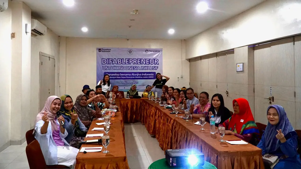 Program Difablepreneur Danareksa dorong ekonomi inklusif, berdayakan UMKM perempuan disabilitas melalui pelatihan dan dukungan usaha. (Foto: Ist)