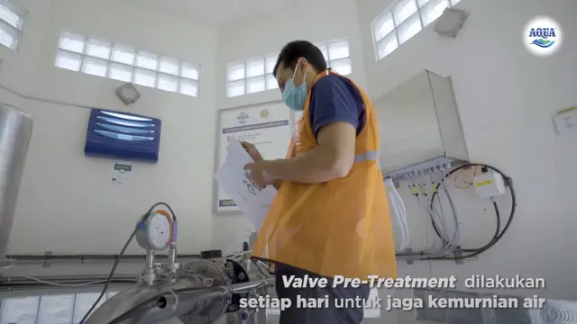 Proses menjaga kemurnian air minum