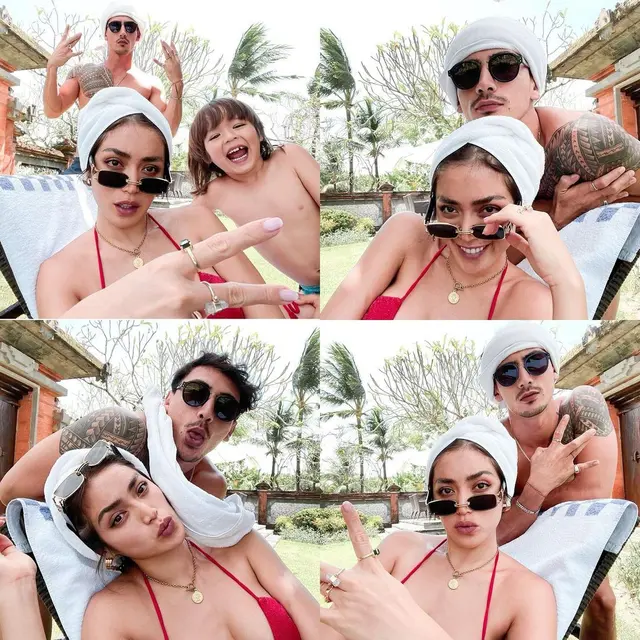 6 Momen Kompak Jessica Iskandar Bersama El Barack dan Vincent Verhaag