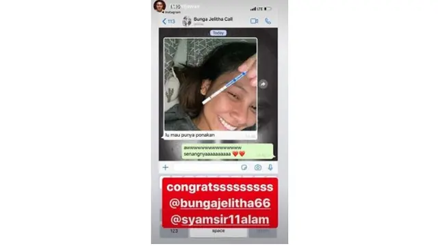 6 Momen Bahagia Bunga Jelitha dan Syamsir Alam Umumkan Hamil Anak Pertama