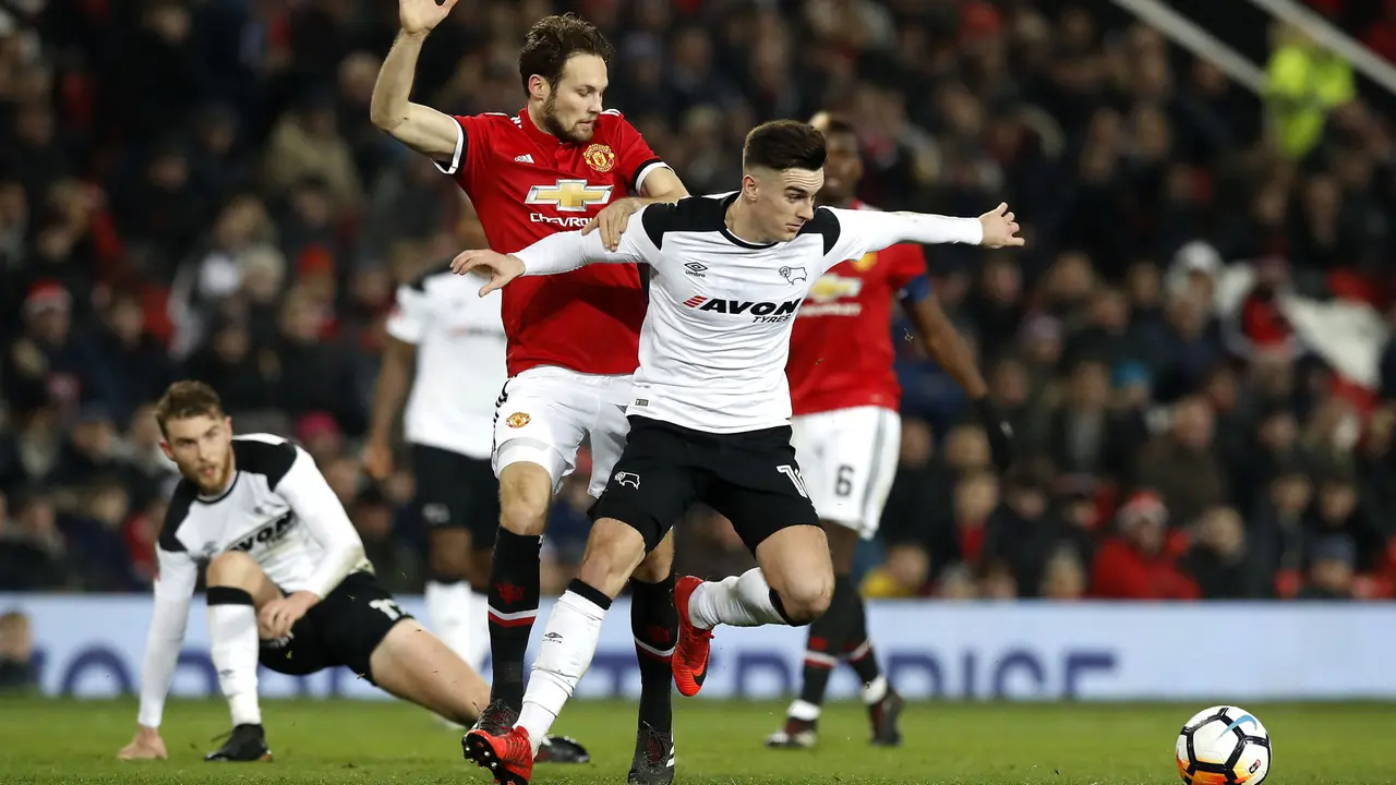 Manchester United, Derby County, Piala FA
