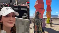 7 Potret Liburan Luna Maya di Las Vegas, Kunjungi Batu Unik hingga Nonton BTS