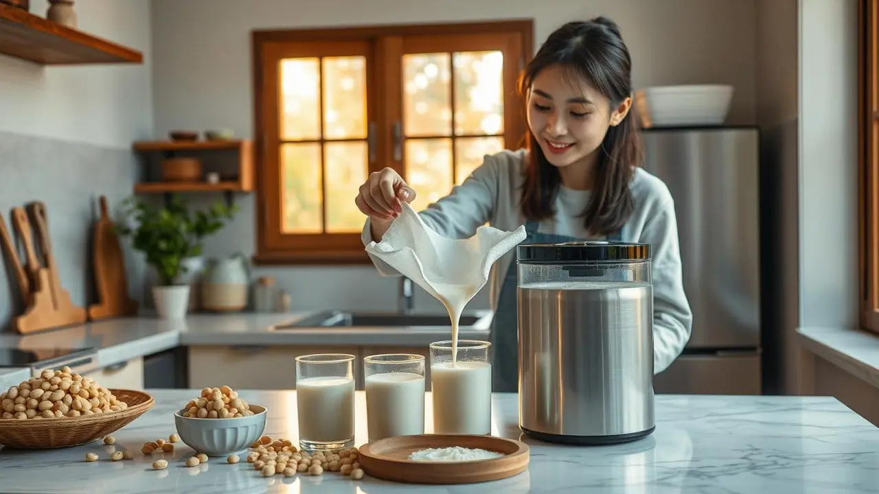 Cara Bikin Susu Kedelai Enak dan Sehat, Mudah Dibuat - Feeds Liputan6.com