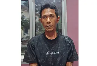 Tampang suami yang tikam istrinya sendiri di Tanggamus, Lampung. (Dok. Istimewa).