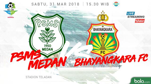 PSMS Medan Vs Bhayangkara FC, Liga 1