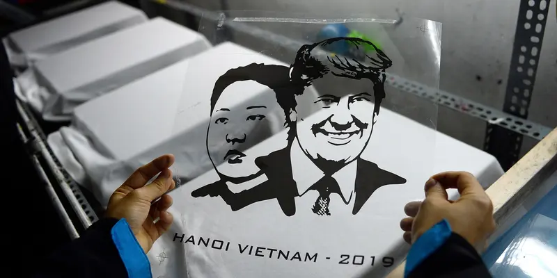 Kaus Kim Jong Un dan Donald Trump