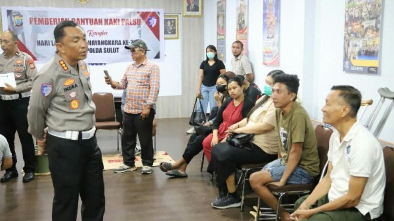 Fakta Unik: Ditlantas Polda Sulut Beri Bantuan Kaki Palsu untuk 29 Warga, Siap Melangkah Baru!