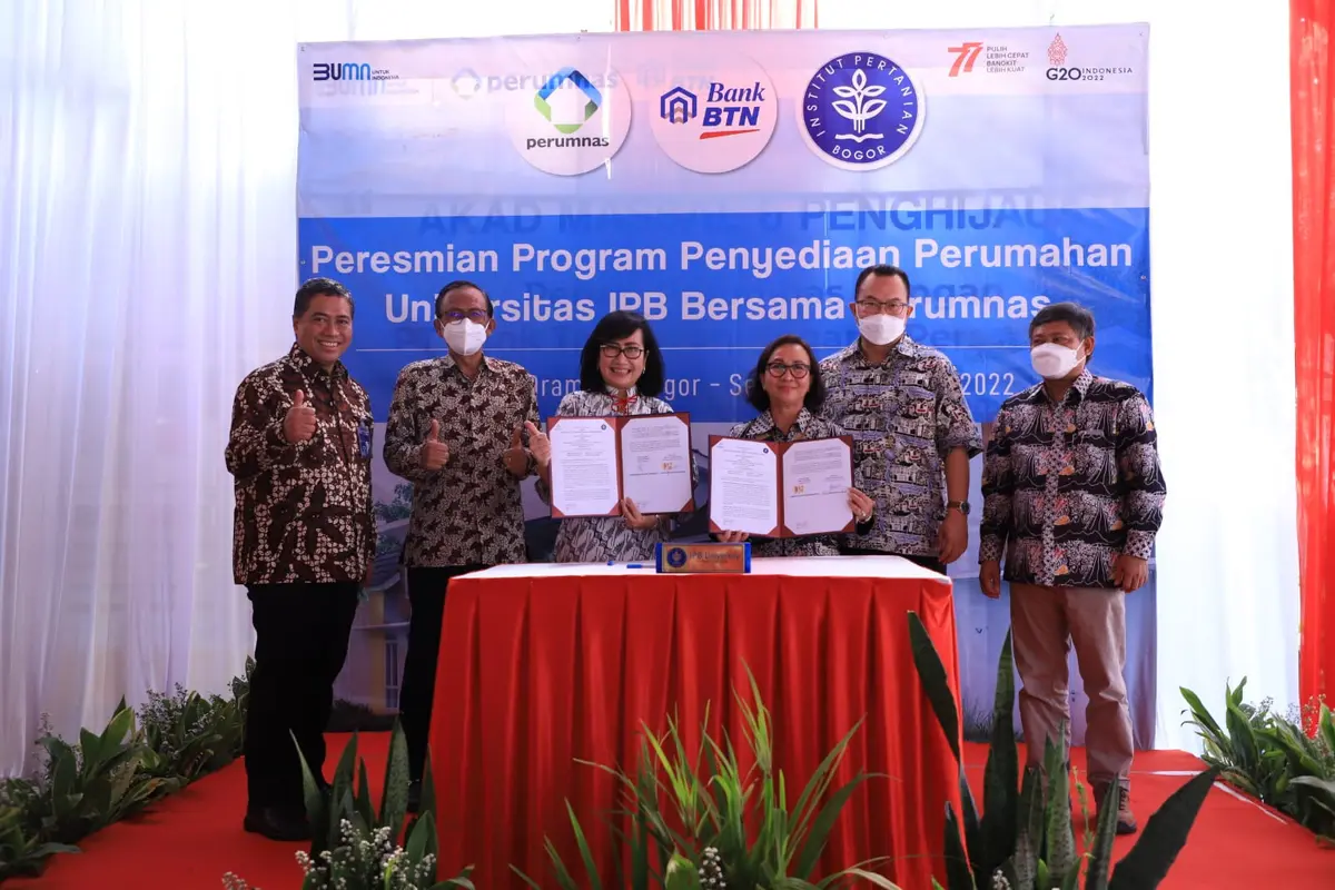 Perumnas menjalin kerja sama dengan IPB untuk menyediakan hunian yang layak bagi seluruh tenaga pendidik dan karyawan IPB