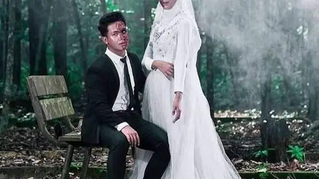 Enggak Romantis, 6 Potret Prewedding Bertema Horor Ini Keren Banget