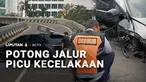 Sebuah mobil listrik terguling usai menghindari kendaraan lain yang tiba-tiba memotong jalurnya di jalan non-tol Iskandarsyah, Jakarta Selatan. Mobil yang melintang membuat jalanan sempat tak bisa dilalui.
